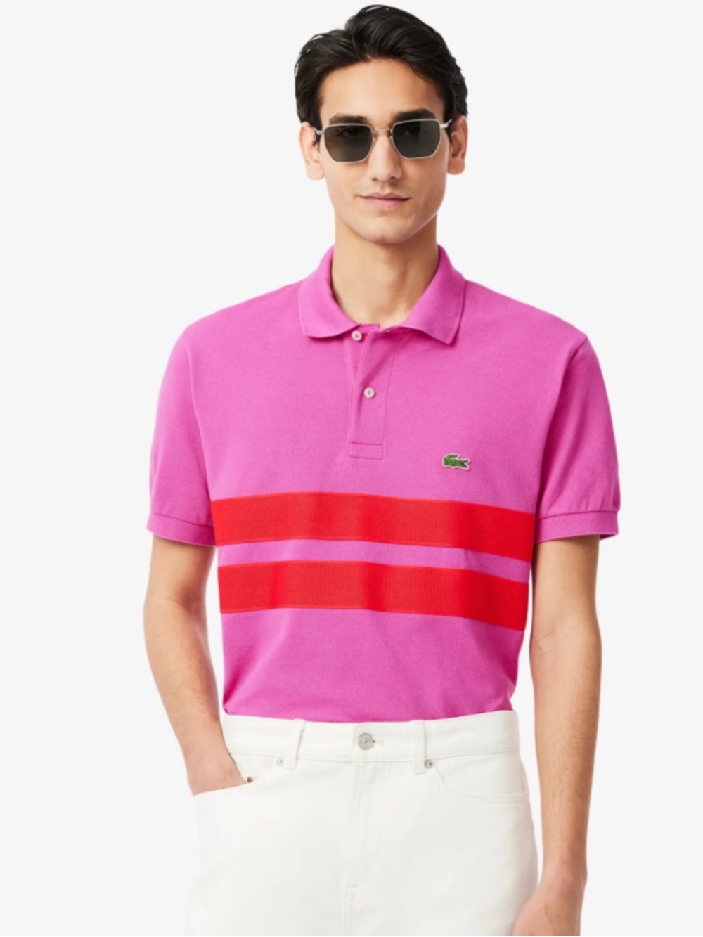 Lacoste French-Made Classic Fit L.12.12 Polo Shirt Heavy Pique Size L